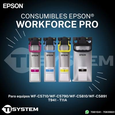Tinta Epson ® de alto rendimiento para WF-C5210, C5290, C5710, C5790